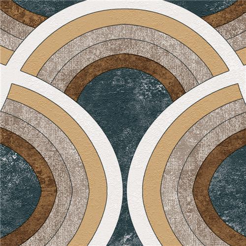 Обои флизелин Du&Ka Hakanakkaya Fresk гор. винил, 1.06х10.05, DK.N19386-3, рисунок, зеленый